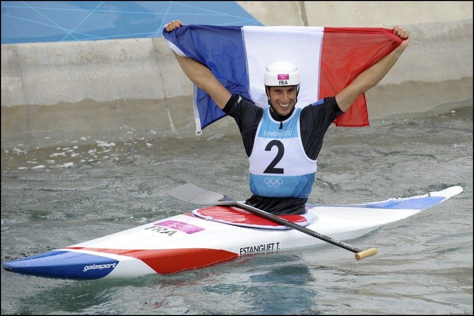 Tony estanguet, médaille d'or, JO 2012, canoé kayak, playlist, deezer