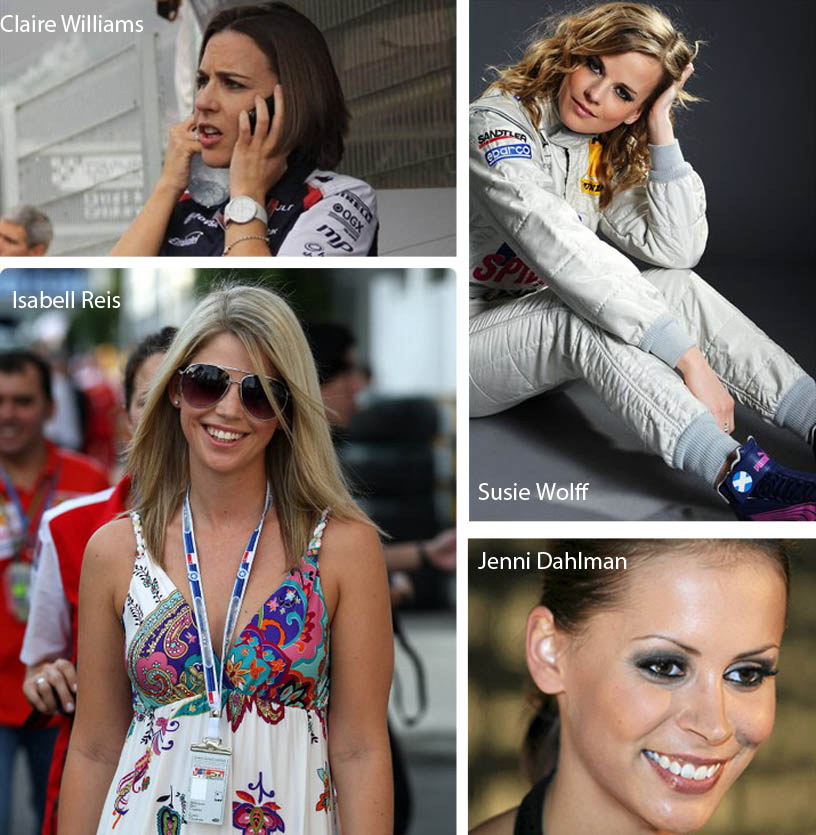 femmes sexy F1, F1, formule 1, femme F1, femme paddock, claire williams, susie wolff, isabell reis, jennie dahlman
