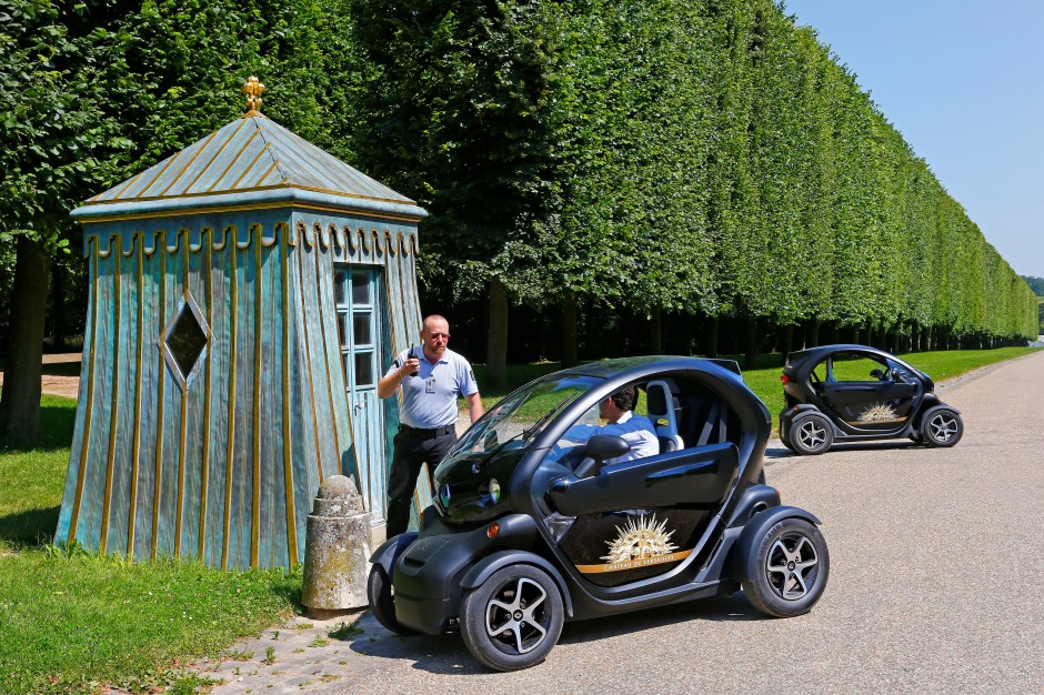 Renault, Twizy, Château de Versailles, partenariat, jardins, Le Nôtre