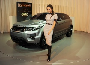 Victoria Beckham, Range Rover, Evoque, Edition spéciale, Pékin 2012