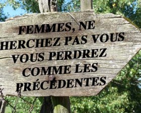 femmes, sens de l'orientation, GPS, Humour, route de campagne