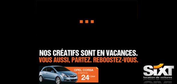 Sixt, pub, location, auto, voiture femme, vacances