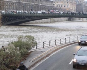 fermeture des berges, voie rapide, paris, quai, berge, travaux, piétons, delanoé, ayrault