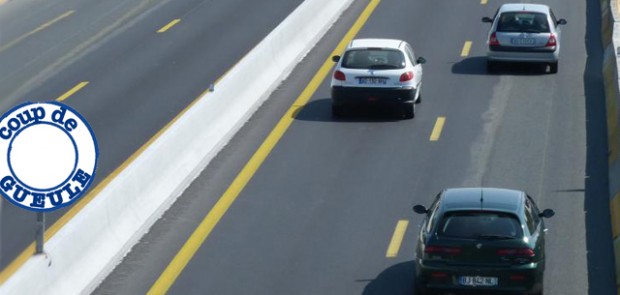 billet d'humeur, autoroute, file du milieu, code de la route, politesse, sécurité routière