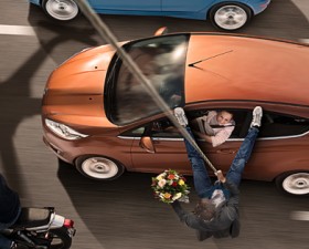 Ford, Fiesta, demande en mariage, romantique, photo