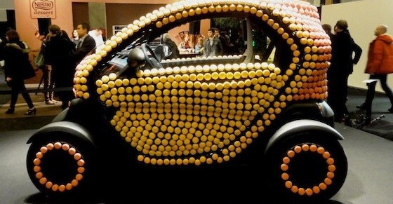 renault twizy, pierre hermé, macarons, chocolat, voiture de femme