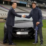 OL, olympique lyonnais, hyundai, partenaire, voiture femme, noël, clément grenier, football