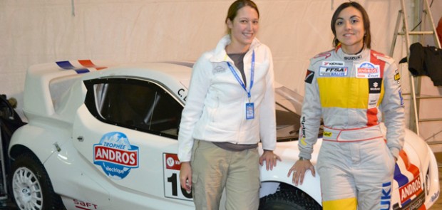 charlotte Berton, trophée andros, trophée andros électrique, course, rallye, rallye sur glace