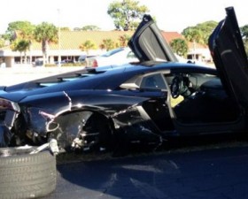 lamborghini aventador, supercars, accident