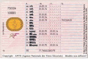 permis de conduire Européen