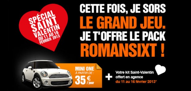 saint-valentin, romansixt, romantique, sixt, 14 février, amour, amoureux, cadeaux, idées, romantisme