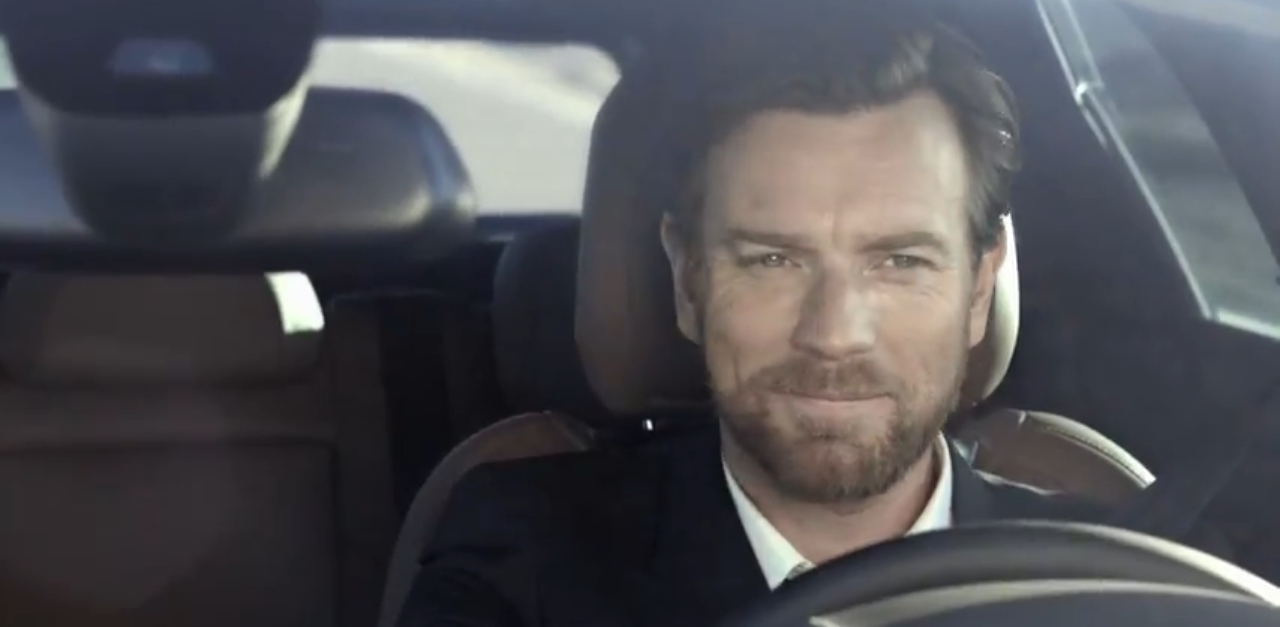 Ewan McGregor, Citroen, DS5, hybrid, diesel, acteur, star, US, pub, berline, voiture femme