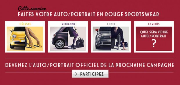 fiat, 500, fiat 500, citadine, voiture femme, concours, jeux, jeu-concours, pub, égérie, gagner, victoire