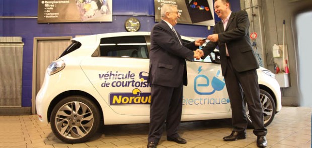 Renault ZOE, Norauto, mobivia, mobivia groupe, partenariat, flotte auto, écolo, voiture électrique, voiture femme