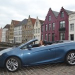 Opel, cascada, opel cascada, essai, cabriolet, décapotable, bruges, voiture femme