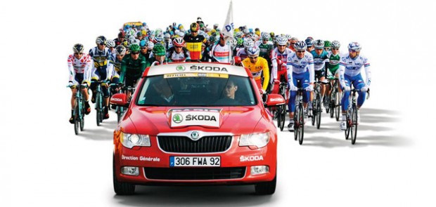 skoda, tour de france, partenaire, sponsor, tour de france 2013, cyclisme, vélo, sport