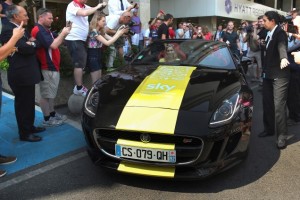 chris froome, Jaguar f-type, Jaguar, f-type, tour de france, vélo, cyclisme