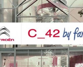 Citroën, C_42, exposition, showroom, voiture, femme, fan, facebook