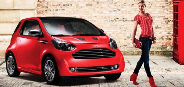 Aston martin, cygnet, voiture femme, voiture fille, citadine, fin de série