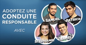 4 jeunes, 1 voiture, programme TV, M6, W9, AXA prévention, sécurité routière