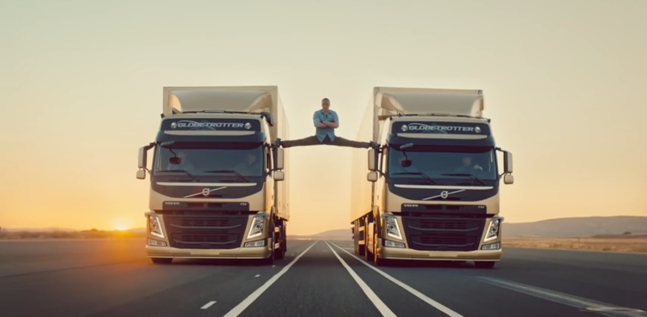 Jean-Claude van Damme, pub, volvo, camion, volvo trucks, volvo FM, acteur, star