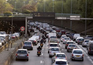 périphérique, 70 km/h, vitesse, bertrand delanoe, pollution, loi, paris, janvier