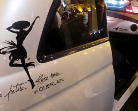 les Enjoliveuses, Fiat 500, La petite Robe noire, Guerlain, collaboration