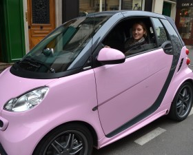 citadine, Smart, barbus, Tailor made, rose, blog voiture femme