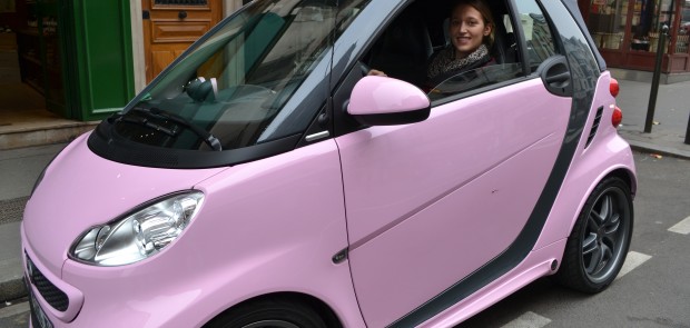 citadine, Smart, barbus, Tailor made, rose, blog voiture femme