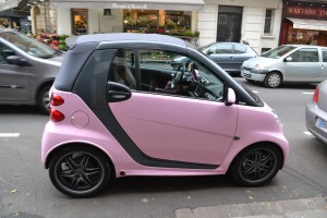 citadine, Smart, barbus, Tailor made, rose, blog voiture femme