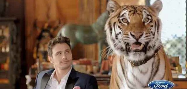 james franco, pub, tigre, ford, super bowl