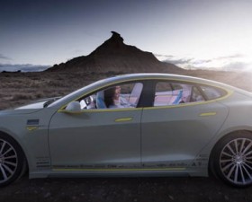 Concept-car, Rinspeed XchangE, Rinspeed, salon genève, genève 2014, voiture électrique, voiture autonome, Tesla, Model S