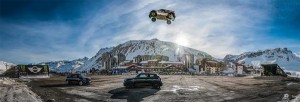 Guerlain Chicherit, saut en longueur, saut voiture, Tignes