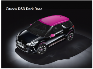 Citroën, DS3, DS3 Cabrio, DS3 Dark Rose, Dark rose, édition limitée, alfred hitchcock, pub