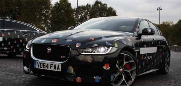 les enjoliveuses, jaguar, xe, feel xe, stella mccartney