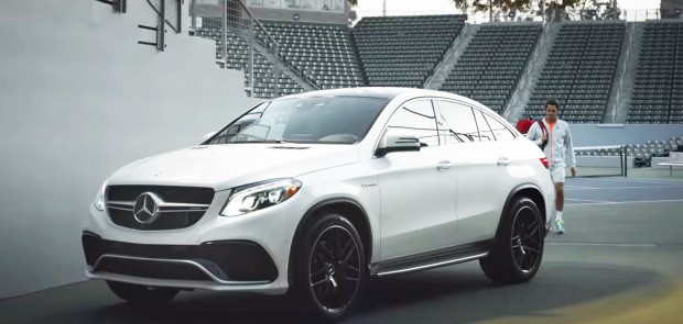 Roger Federer, Mercedes, AMG, GLE63S, coupé, tennis, pub, ambassadeur