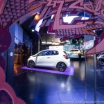 darco, peugeot, peugeot avenue paris, street art, 108, concept car BB1, exposition