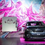 darco, peugeot, peugeot avenue paris, street art, 108, concept car BB1, exposition