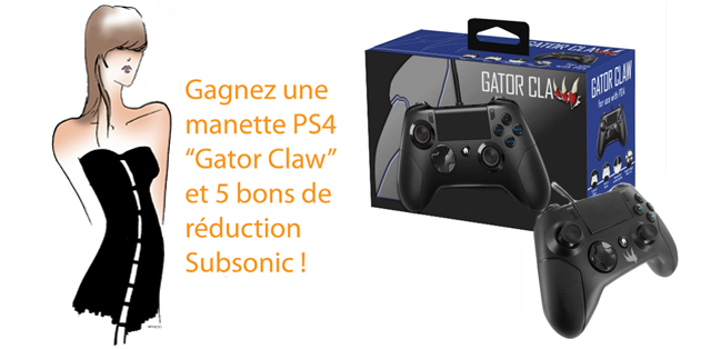 Manette Gator Claw pour PS4, Accessoires PS4 Occasion