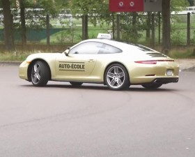 Porsche Experience center, porsche, permis de conduire, humour, rire, auto-ecole