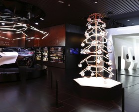 peugeot, fractal, exposition, inspiring christmas, peugeot avenue paris, design, peugeot design lab