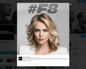 film, cinema, charlize theron, fast and furious 8, star, actrice, casting