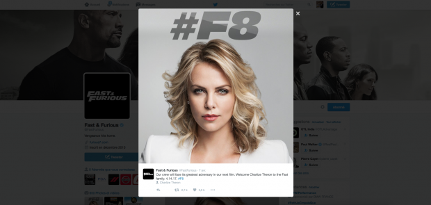 film, cinema, charlize theron, fast and furious 8, star, actrice, casting