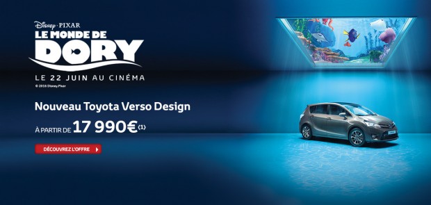 le monde de Dory, toyota, dory, film animation, dessin animé, film enfant, cinema, disney, pixar