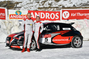Val Thorens, margot Laffite, course auto, sport auto, circuit sur glace