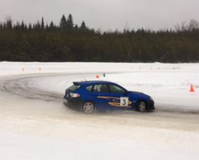 Continental, pneus, pneumatiques, ice driving experience, circuit, circuit sur glace, canada, circuit esterel