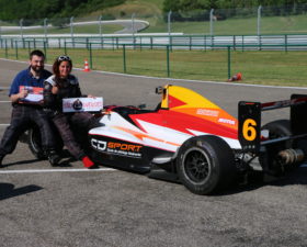 aliette hebert, julien therond, CD Sport, monoplace, formule renault, circuit, stage de pilotage, concours, circuit du laquais