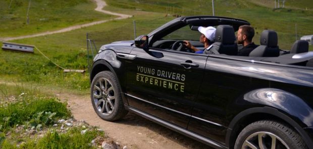 Young Drivers Experience, la plagne, initiation conduite, tout terrain, land rover, rnage rover cabriolet, suv