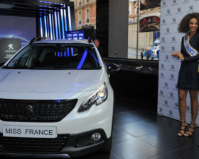 peugeot, 2008, SUV, miss france, alicia aylies, miss france 2017, remise des cles