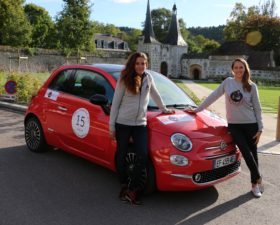 rallye, rallye auto, rallye feminin, voiture femme, auto femme, rallye des 500, fiat, fiat 500, 500, citadine